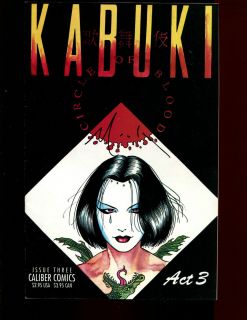 Kabuki Cirlce of Blood Act 3 6 0 FN Auto David Mack w COA