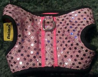 Pink Bling Dog Harness Size Small New