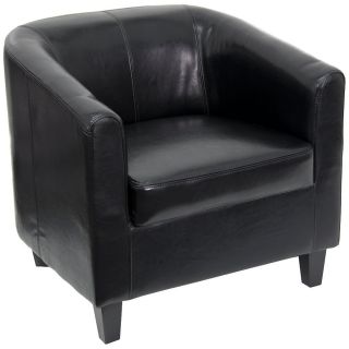 Mad Men Style Retro Contemporary Leather Club Chair  New