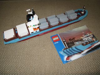Lego 10155 Maersk Line Container Freight SHIP Retired Used