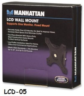 Manhattan Fixed LCD Single Monitor Wall Mount 422840