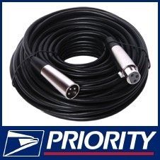 60 ft Balanced Microphone Cable XLR Male to Female New