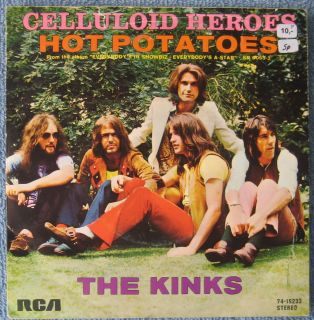 The Kinks   Celluloid Heroes/Hot Potatoes   German Picture Sleeve PS