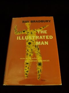 The Illustrated Man, Ray Bradbury, Flat Signed w/Sketch $2.95 jacket