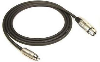 25 ft XLR Female to RCA Male Cable Pro Audio MP486