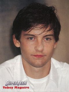 Tobey Maguire Teen Magazine Pinup clipping Spiderman
