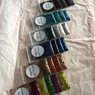 Solvent Resistant Glitter 25x Colors Ad Sizes for Franken and Indie