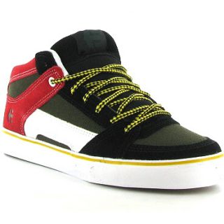 Etnies RVM Mens Mid Skate Shoe Black Red Gum Sizes 7 12