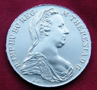 Silver Thaler Maria Theresa 1780 in Coin Wallet Freepost UK