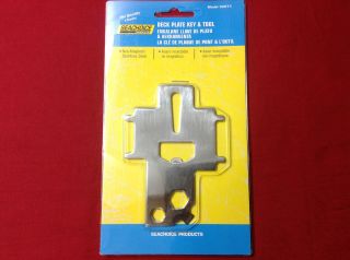 DECK PLATE FILL GAS CAP WRENCH KEY TOOL BOAT MARINE OPENER SEACHOICE