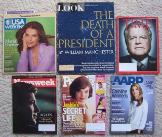 KENNEDY Magazines JFK, JACKIE, CAROLINE, Teddy, JFK Jr, Maria Shriver