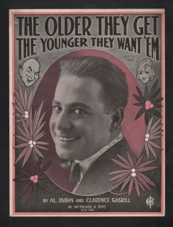 The Older They Get The Younger They Want Em 1920 Harry Fox