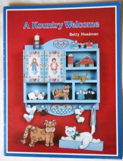 Country Welcome Craft Paint Book Farm Christmas Animals