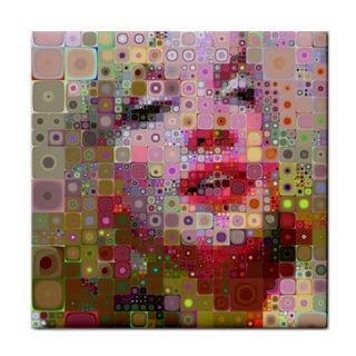 Marilyn Monroe 60s Hippy Pop Art Pic Ceramic Tile
