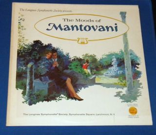 Society The Moods of Mantovani Unknown Year Vinyl LP