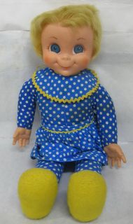 Vtg 1967 Mattel 21 Mrs Beasley Pull String Doll w Original Apron Bib