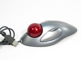 Logitech TrackMan Marble T BC21 USB Trackball Mouse in Very Good