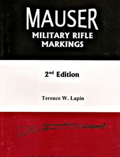 Mauser Markings Gun Book Military Good Reference Rifles