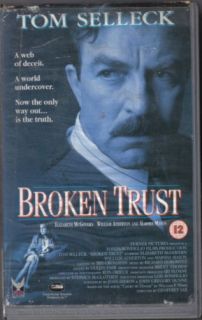 Broken Trust Tom Selleck Marsha Mason VHS Video PAL