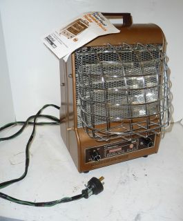 Markel Fan Glo Heetaire 198TS 3 Heat Portable Electric Heater 5118BTU