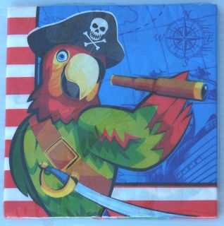 BUFFETT pirate flag PARROTHEAD MARGARITAVILLE Halloween party NAPKINS