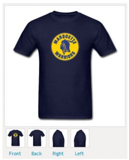 Marquette Warriors T Shirt Retro Logo