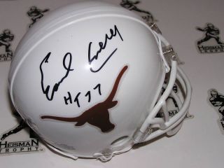 Earl Campbell Autographed Texas Longhorn Mini Helmet