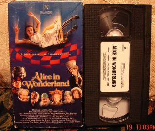 Hallmark Alice in Wonderland Martin Short Kingsley VHS 707729101536