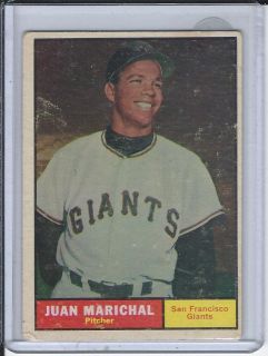 1961 Topps Juan Marichal Rookie 417