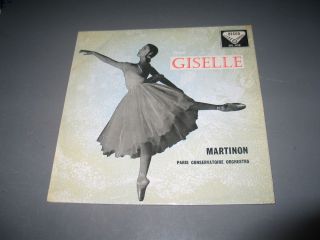 UK Decca SXL 2128 WB ED1 Adam Giselle Martinon