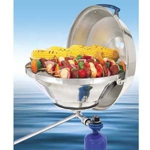 Magma Marine Kettle 15 in BBQ Grill with Hinged Lid