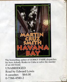 Havana Bay by Martin Cruz Smith Unabridged Audio Book 0736645802