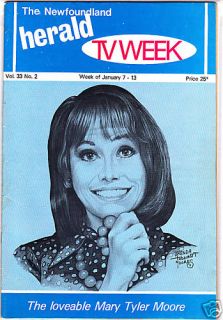 1978 Mary Tyler Moore Canada Regional TV Guide