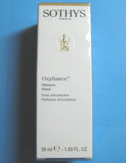 Sothys Oxyliance Mask Anti Pillution 1 69 FL oz New SEALED