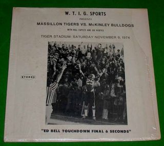 1974 Massillon Tigers McKinley Bulldogs Football Record