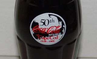 Cola Cape Cod 50th Anniversary Mashpee Massachusetts 7oz Bottle