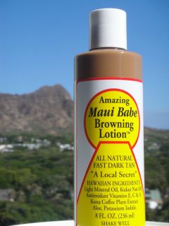 Maui Babe Browning Lotion 8 oz Amazing Fresh Hawaii Direct Tanning