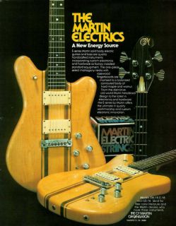 1979 Martin E Series Em 18 E 18 EB 18 Guitar Print Ad