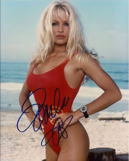 Pamela Anderson Baywatch Original Signed Autograph w COA
