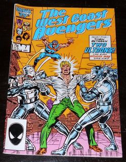 Marvel Comics The West Coast Avengers 7 1986 Comic Book