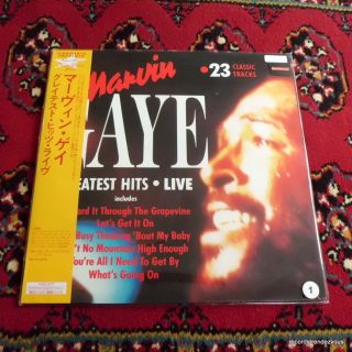 Marvin Gaye Greatest Hits Live Japan LaserDisc LD Concert in Holland