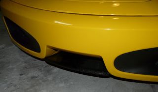 Ferrari 430 F430 Carbon Fiber Front Bumper Splitter