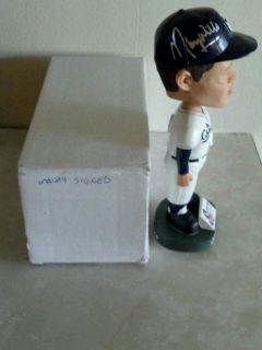 Maury Wills Autographed Fort Worth Cats Dodgers SGA 2002 Bobblehead