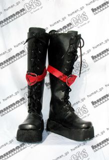 American McGees Alice Cosplay Boots Ladies Size US8 24cm