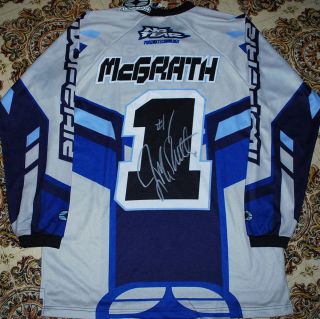 Jeremy McGrath Signed No Fear Yamaha Jersey 1 Medium