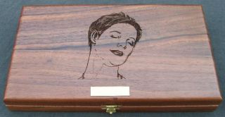 Sarah McLachlan Rare Limited Edition Lazer Etched Wooden Box for