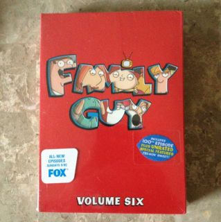 The Family Guy Vol 6 DVD Seth Mcfarland Peter Griffin Stewie American