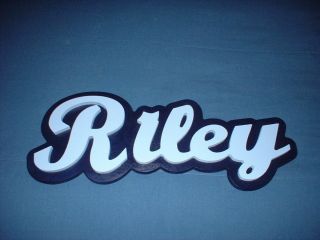 Personalized Childrens Painted Name Sign Wall Plaque