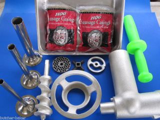 SIZE 12 Meat Grinder Attachment Sausage Stuffing Kit for Hobart mixer