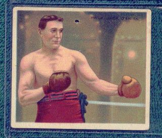 1910 Mecca T218 Philadelphia Jack OBrien Old Vintage Prize Fighter
